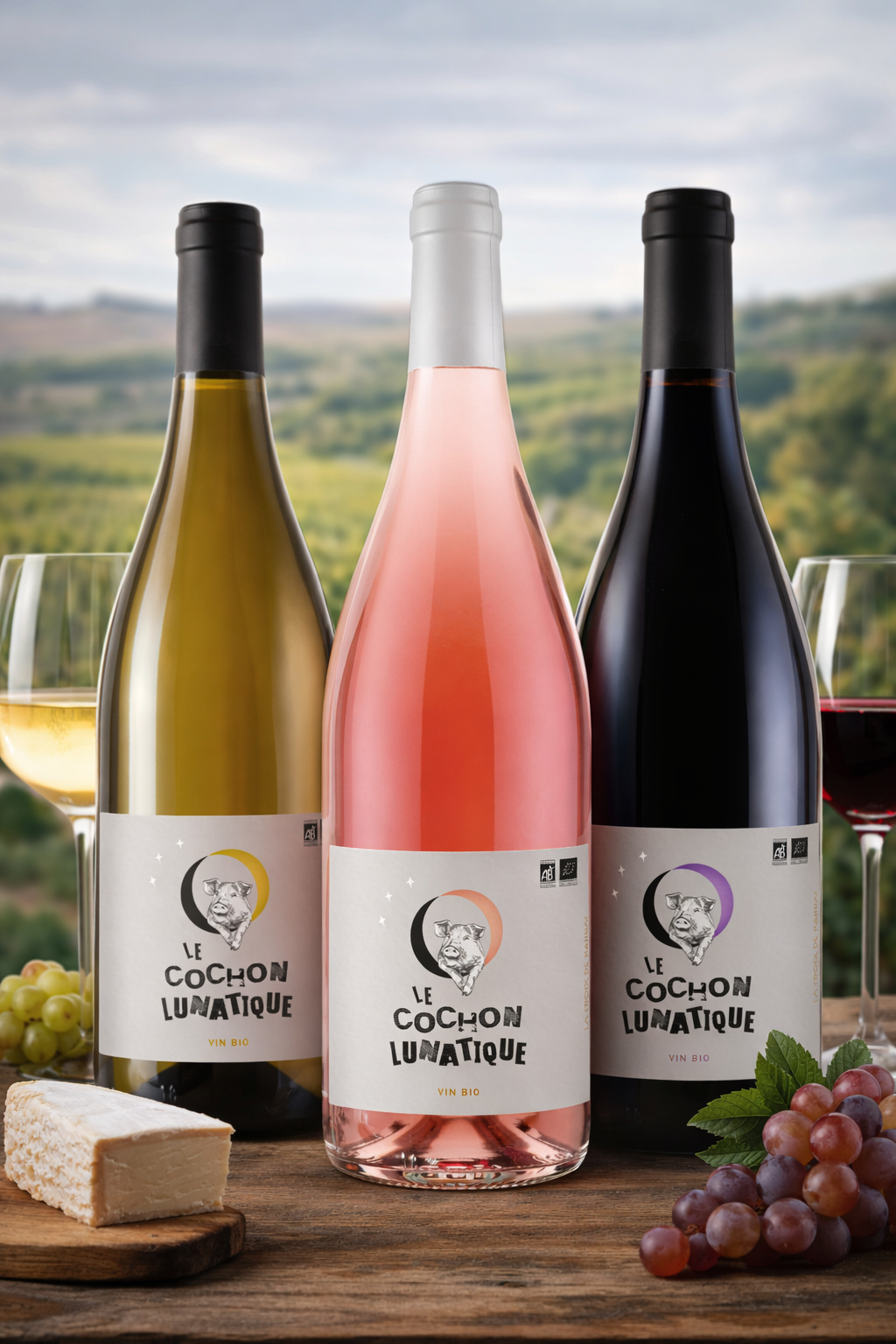 SELECTION PRINTEMPS : Commandez 6 bouteilles de vin rouge, 6 bouteilles de blanc et 6 bouteilles de rosé.